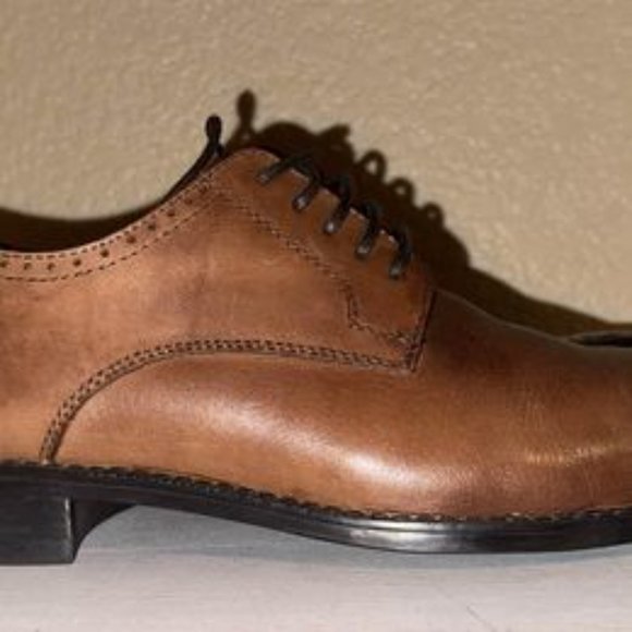 NICE!! Men’s leather Robert Wayne Shoes size 10 - Picture 2 of 6